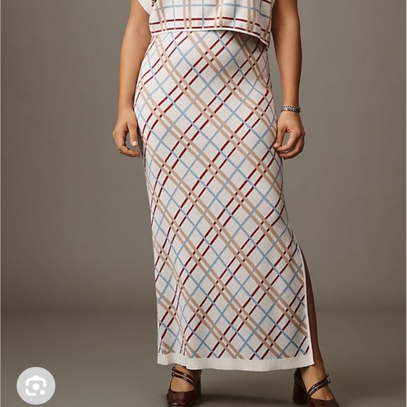 Anthropologie Maeve Two-Piece Sleeveless Sweater Top and Dress - Picture 4 of 8